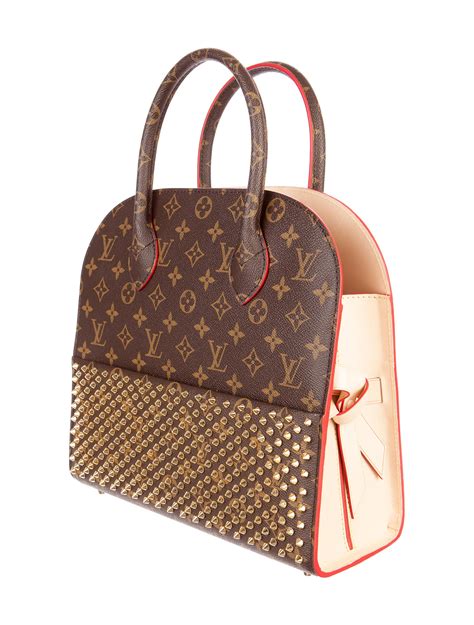 louis vuitton louboutin shopping bag|authentic shopping bags louis vuitton.